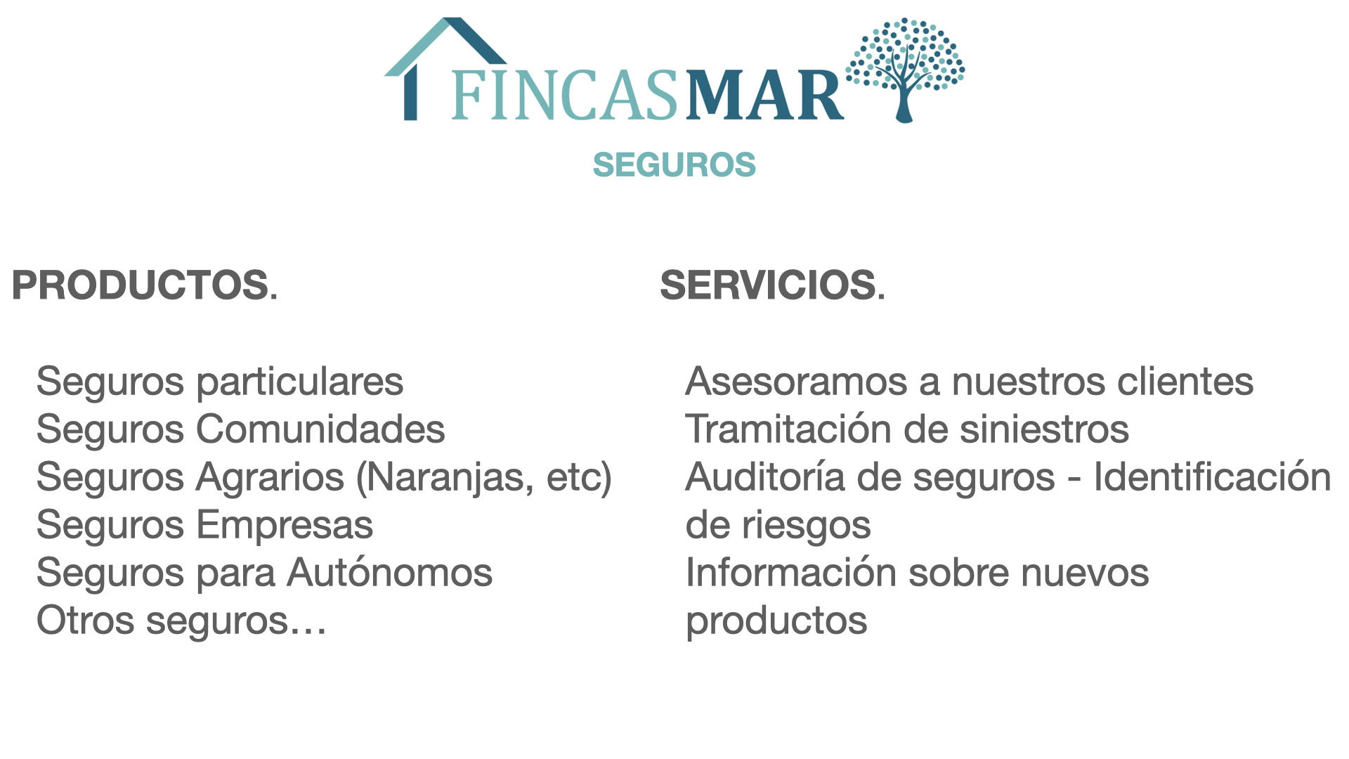 Fincasmar-Seguros